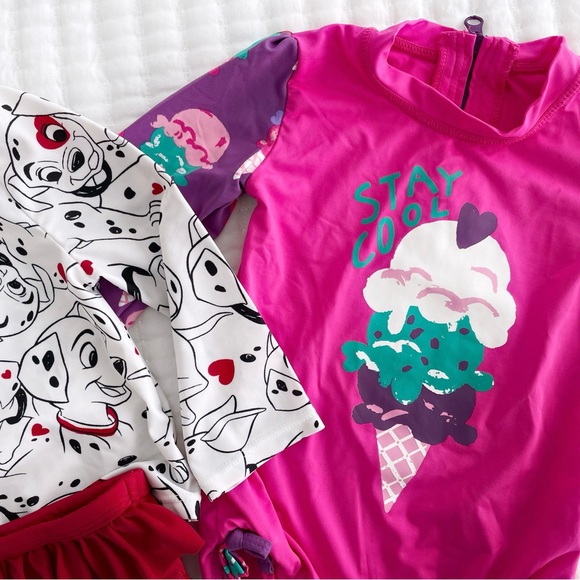 BABY Swimsuit RUFFLEBUTTS Rashguard 18-24 Mos - Picture 2 of 2